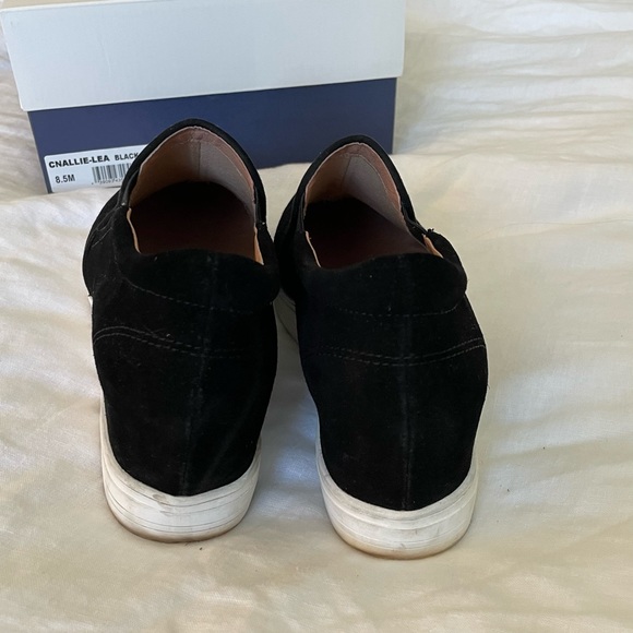 Caslon Black Suede Sneaker Cnallie- Lea, Allie style. Platform - Picture 11 of 12